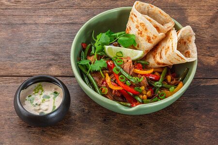 Фахитас с уткой