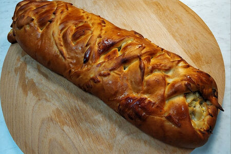 Пирог с палтусом