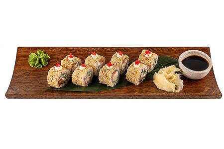 Ролл с кунжутом