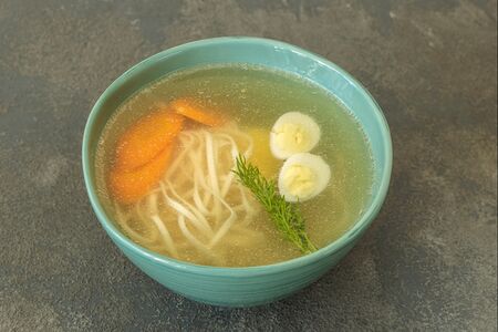 Суп с домашней лапшой