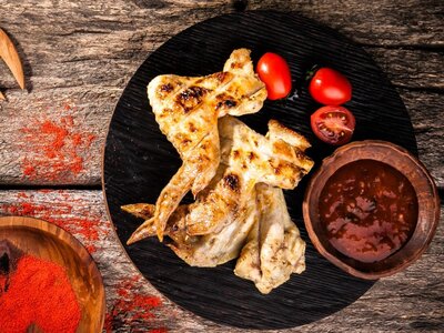 Шашлык из куриных крылышек