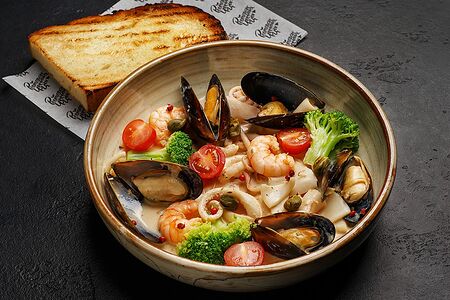 Соте из морепродуктов