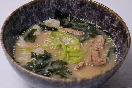 Мисо суп с курицей