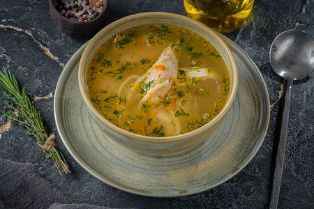 Суп Куриный с домашней лапшой