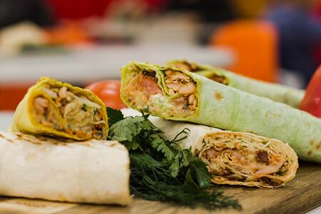 Шаурма с двойным мясом