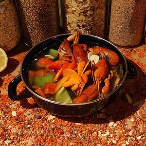 Вареные раки по-болгарски средние