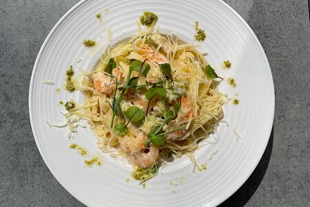 Паста с креветками