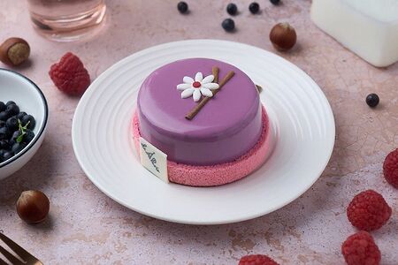 Черничный мусс с малиной