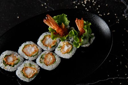 Вкусный с креветкой