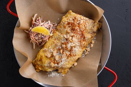 Рёбра сырные с арахисом