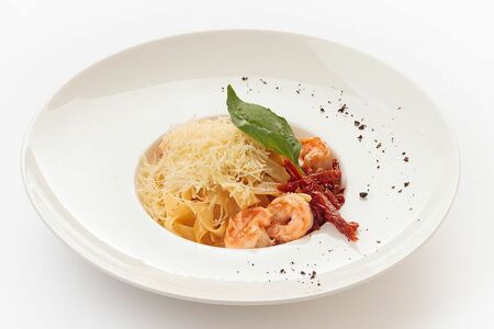 Паста с креветкой