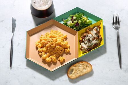 Скрэмбл с лисичками