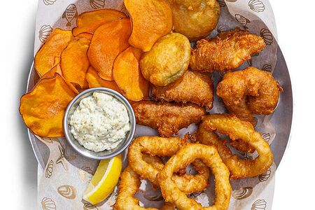 Хрустящие морепродукты