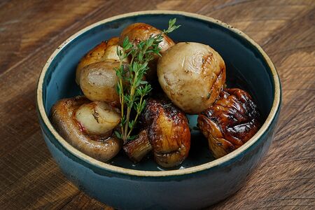 Шампиньоны на углях