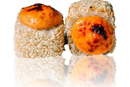 Запеченный с креветкой