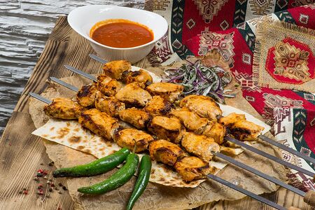 Набор шашлыков из куриных грудок