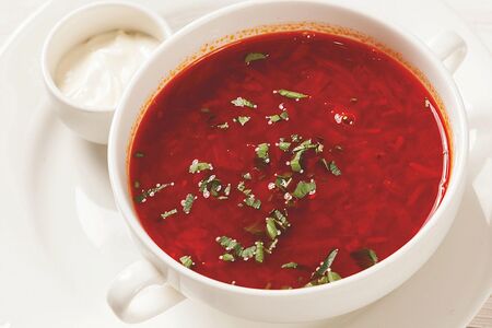 Борщ с говяжьей грудкой