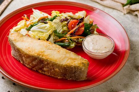 Стейк из палтуса