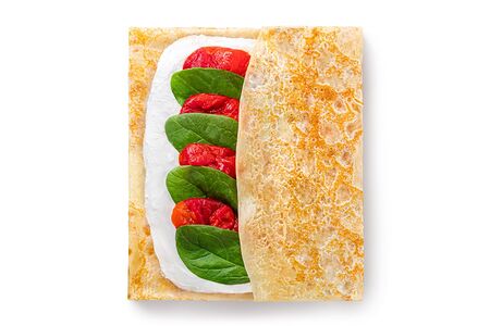 Блин Фета с печёным перцем