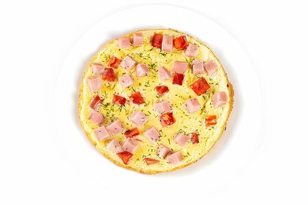 Омлет с ветчиной и сыром