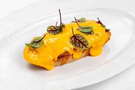 Бутерброд с щучьей котлетой