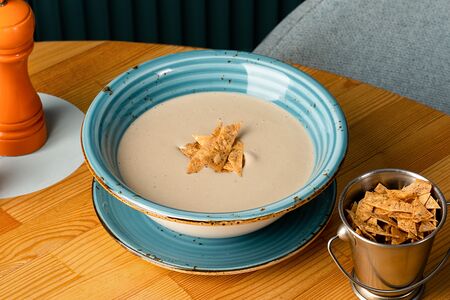 Грибной крем-суп с сыром 