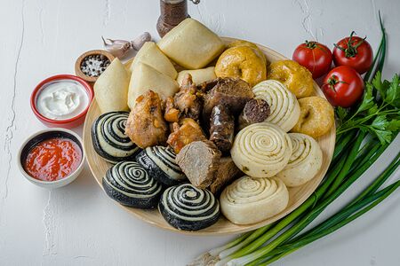 Большое блюдо хинкала