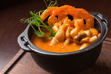 Суп Том-ям с креветками