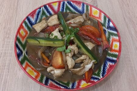 Курица с овощами