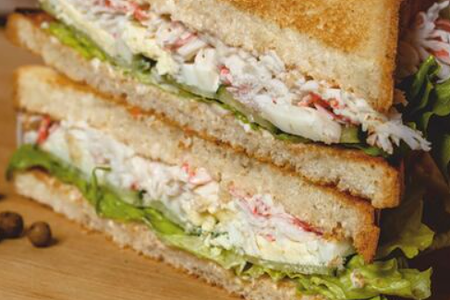 Сэндвич с крабом