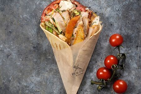 Роб Рой в греческой пите с филе цыпленка