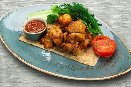 Шашлык из куриного бедра