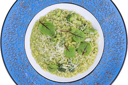 Зеленое ризотто