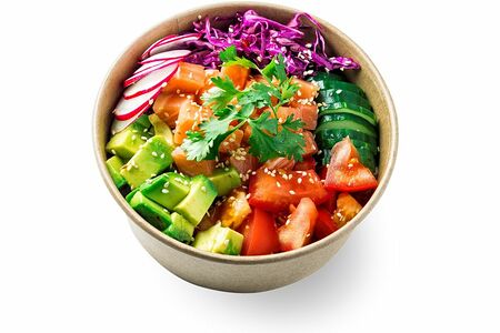 Поке с лососем