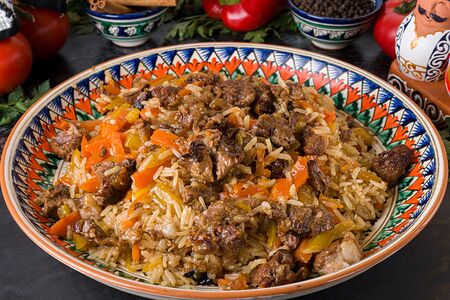 Плов из говядины