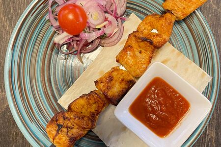 Шашлык из филе индейки