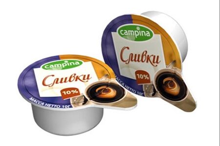 Порционные сливки Campina 10%