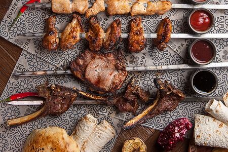 Шашлык из куриных крыльев