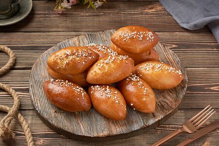 Фуршетные пирожки с малиной