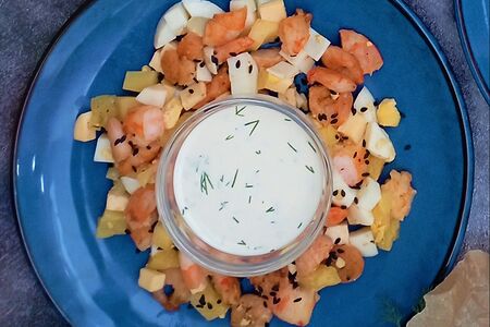 Коктейль с креветками