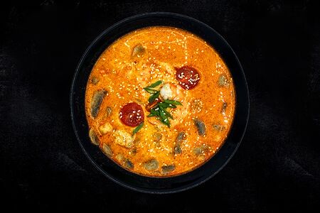 Суп Том ям с креветками