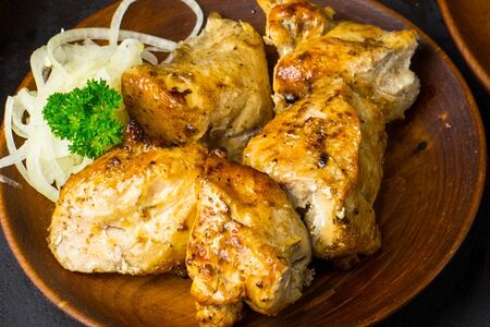 Шашлык из куриного филе