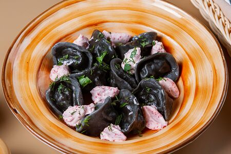 Пельмени Неро с морепродуктами