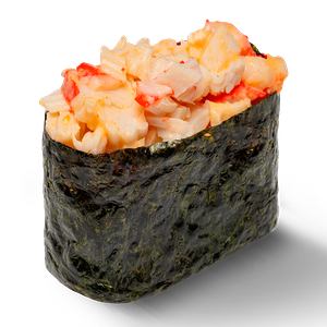 Гункан с крабом (острый)