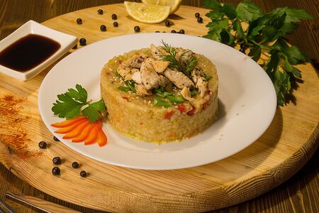 Рис с курицей
