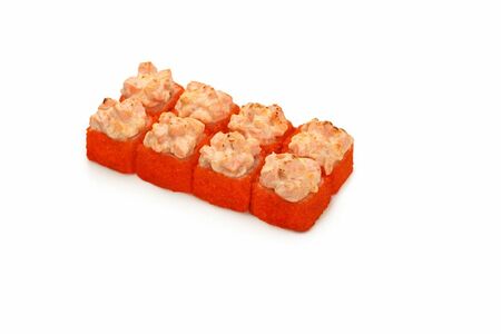 Запеченный сырный с лососем