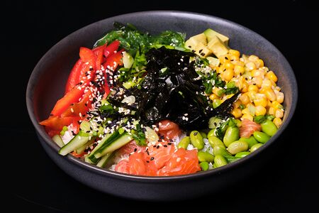 Поке с чилийским лососем