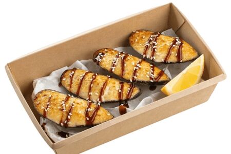 Мидии запечённые