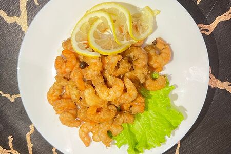 Вареные креветки