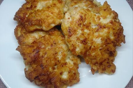 Рубленые куриные котлеты с сыром